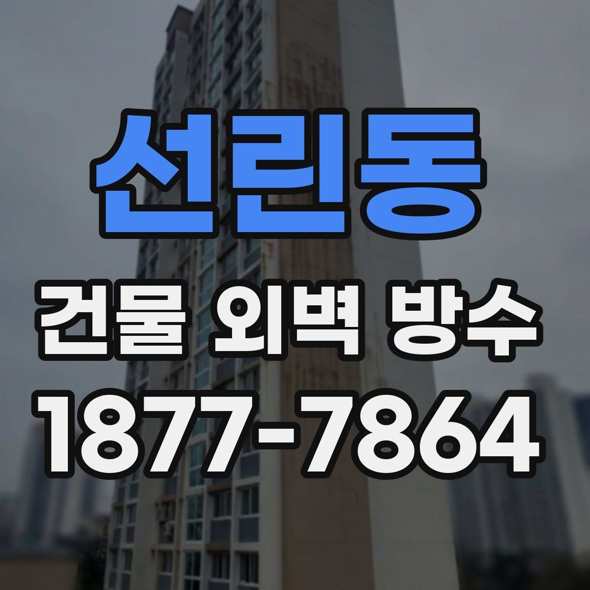 선린동 건물 외벽 방수