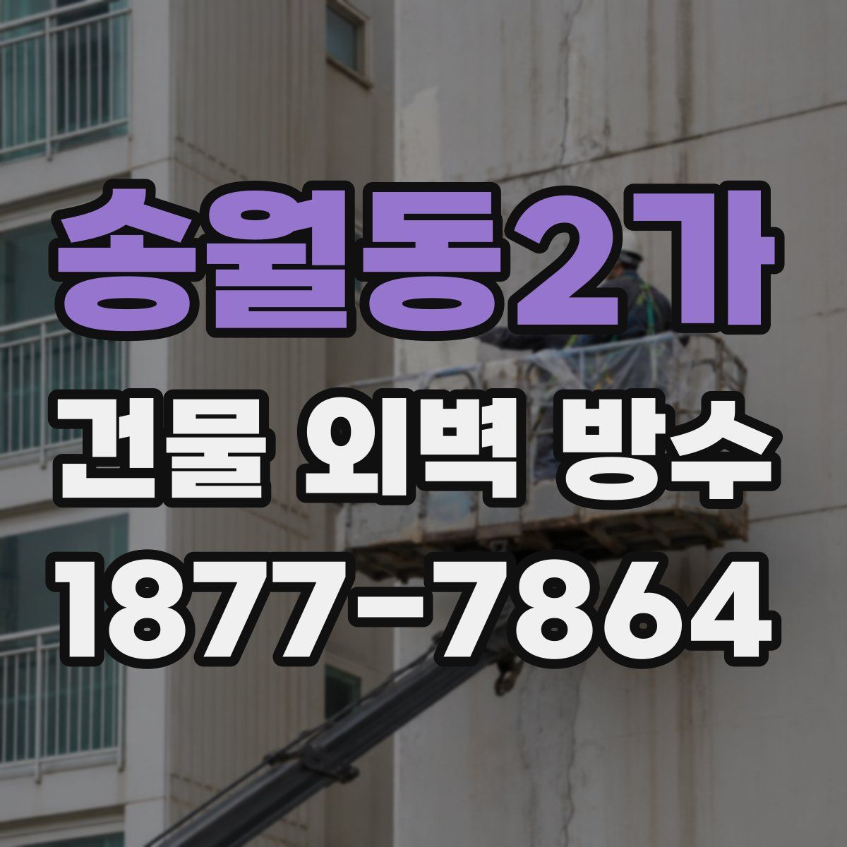 송월동2가 건물 외벽 방수