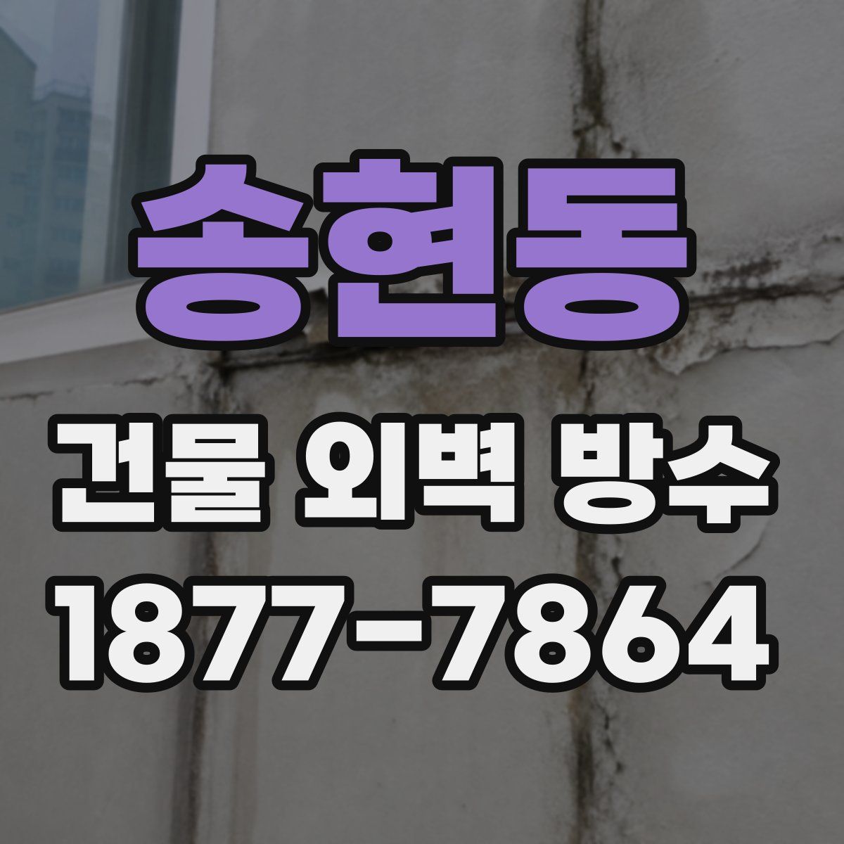 송현동 건물 외벽 방수