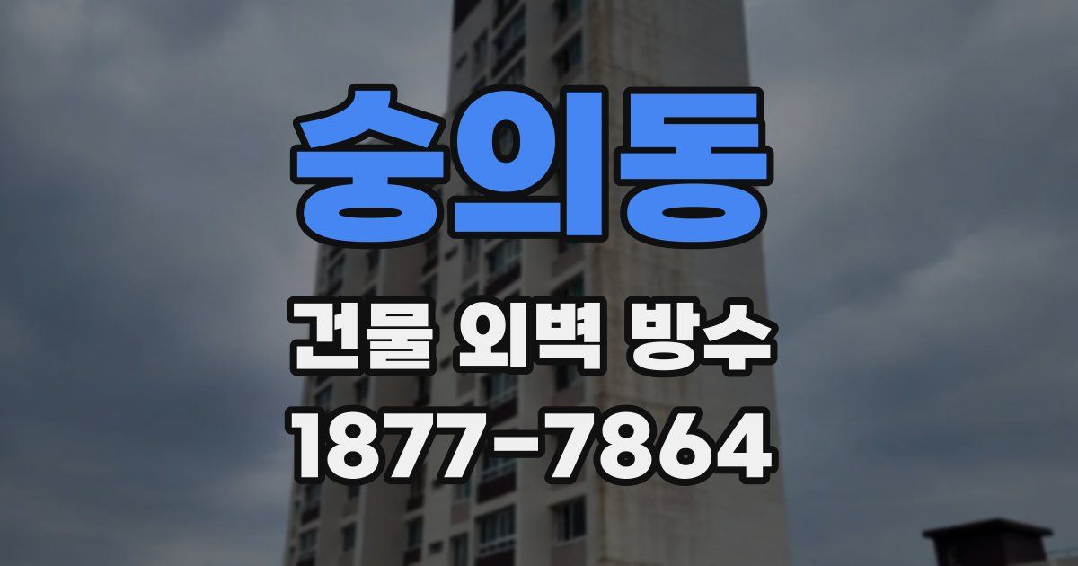숭의동 건물 외벽 방수