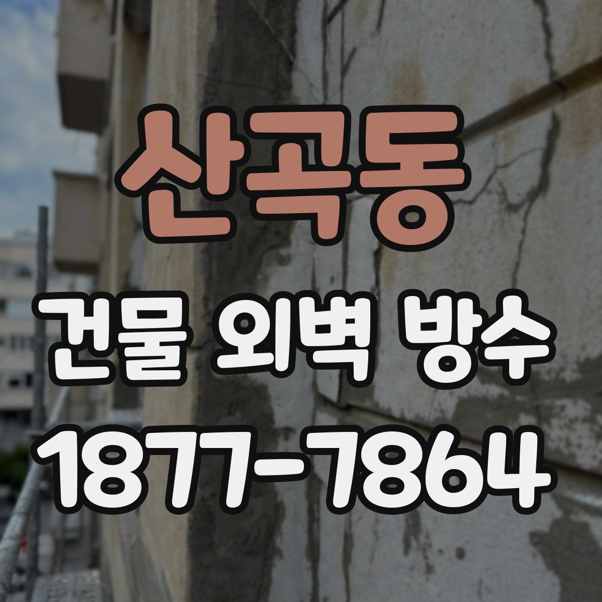 산곡동 건물 외벽 방수