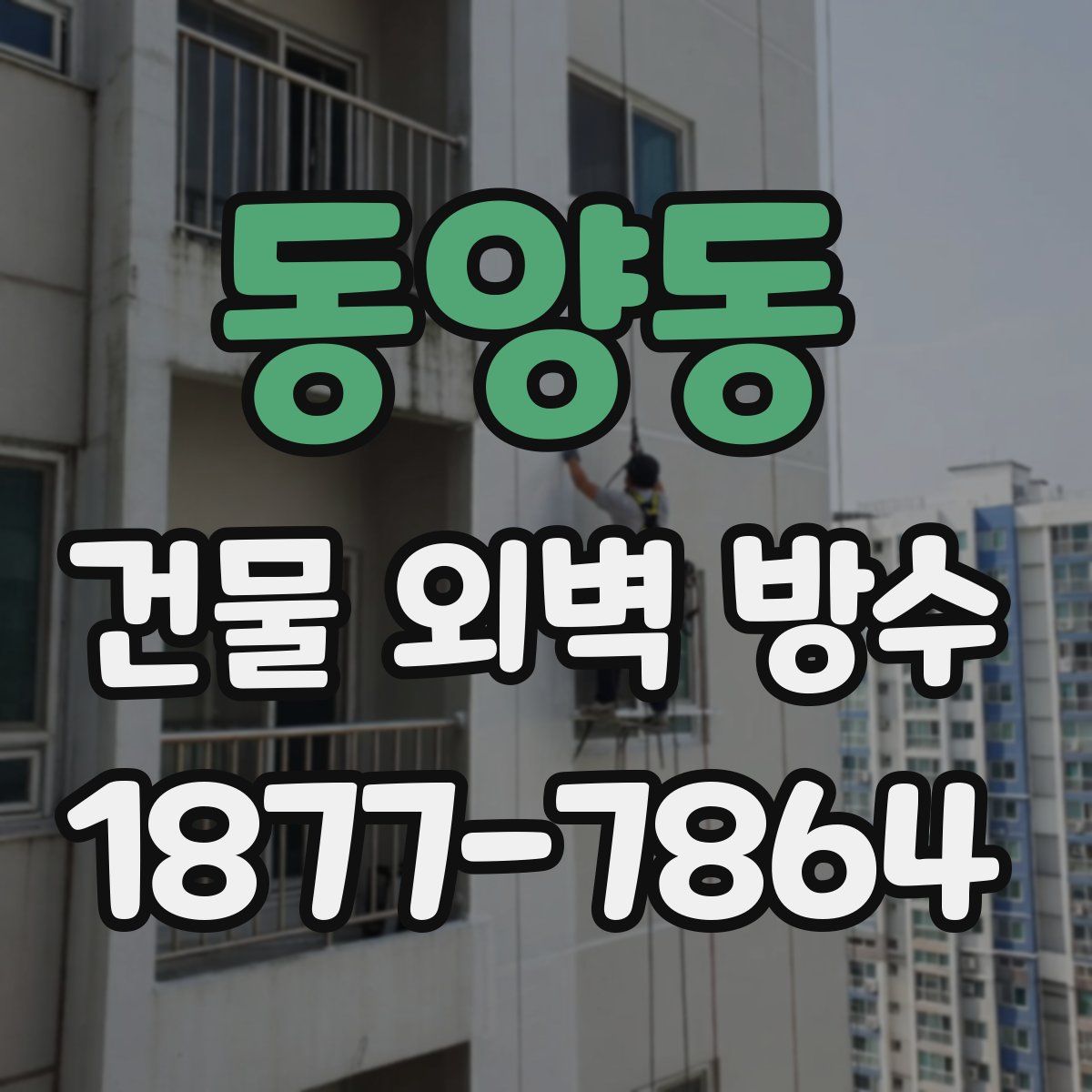 동양동 건물 외벽 방수