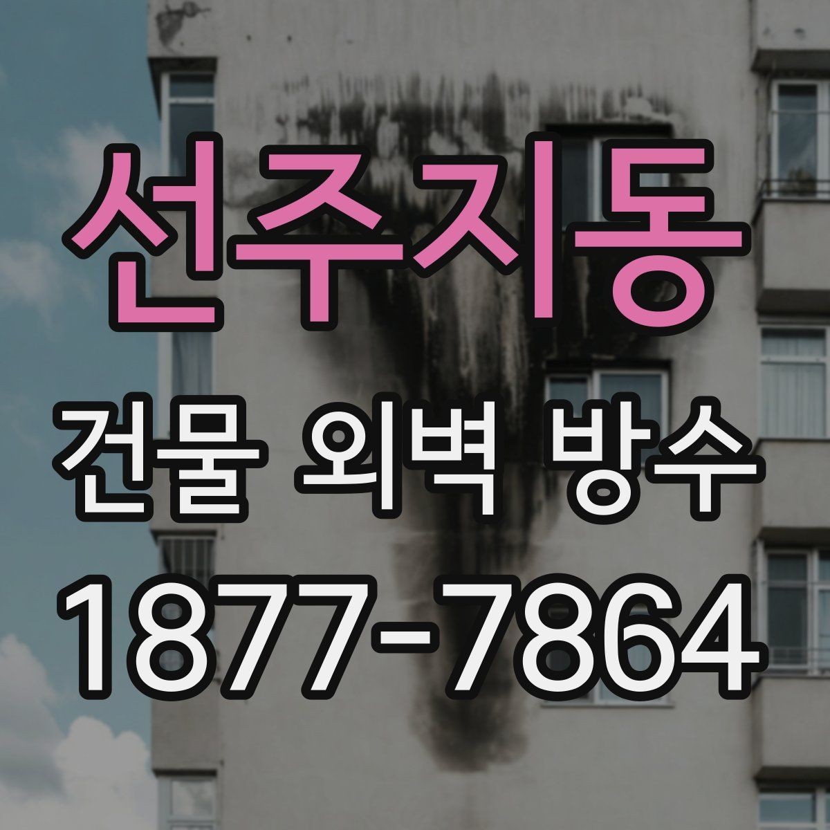 선주지동 건물 외벽 방수 유지 기간에 영향을 주는 요소