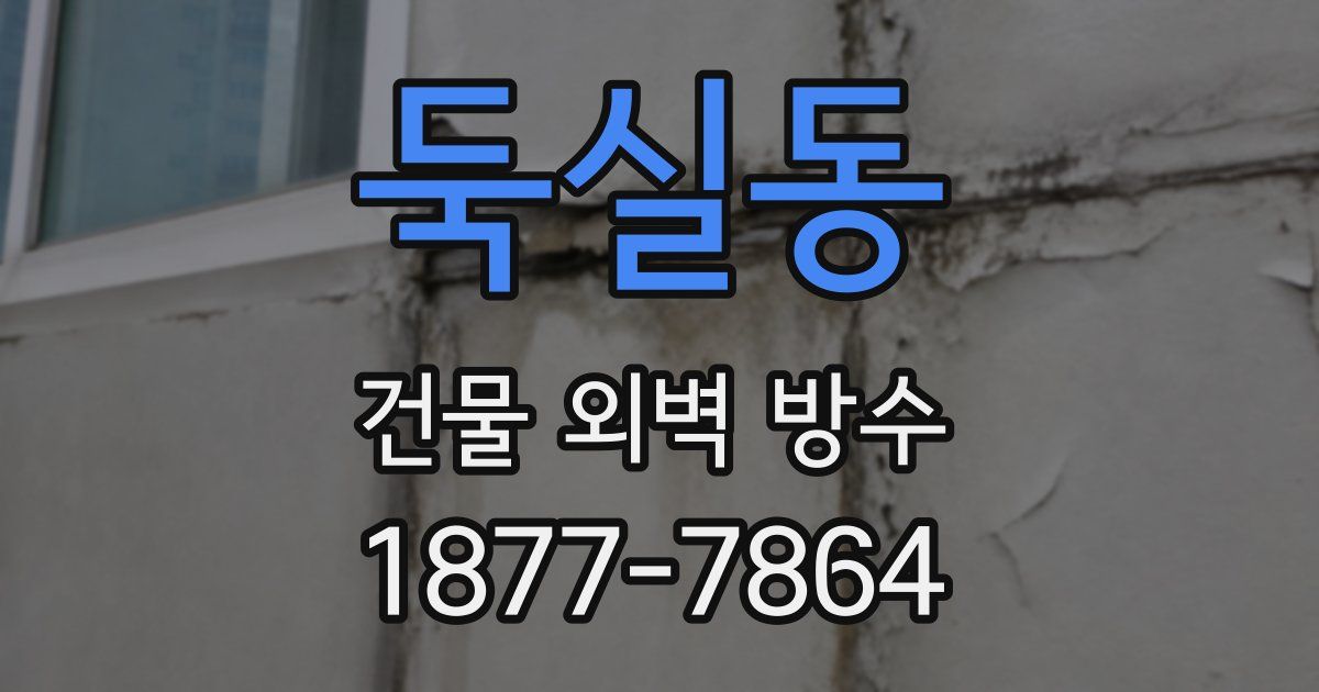 둑실동 건물 외벽 방수