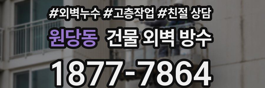 원당동 건물 외벽 방수