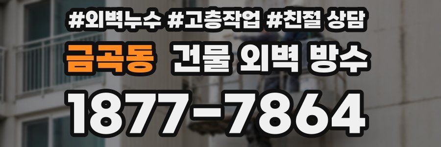 금곡동 건물 외벽 방수