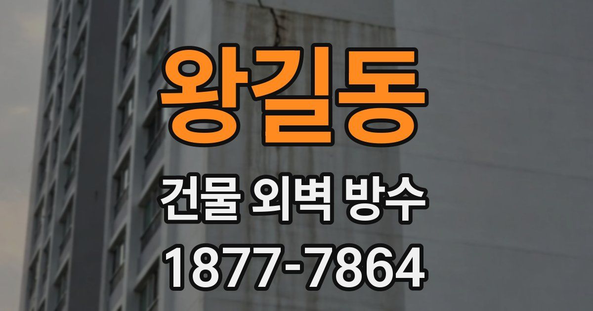 왕길동 건물 외벽 방수