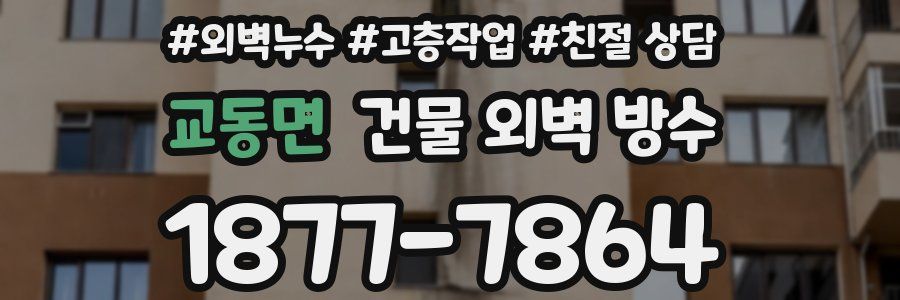 교동면 건물 외벽 방수