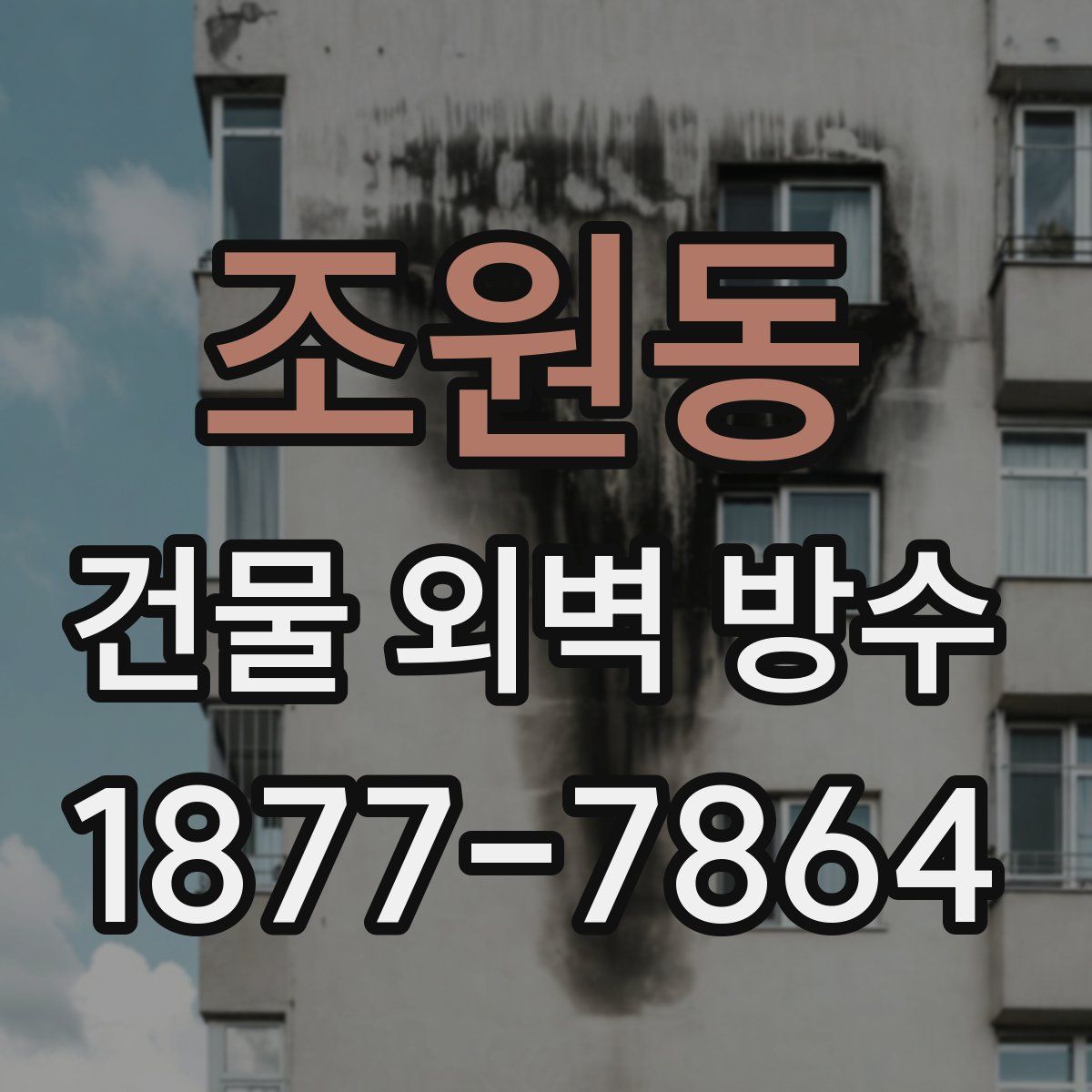 조원동 건물 외벽 방수