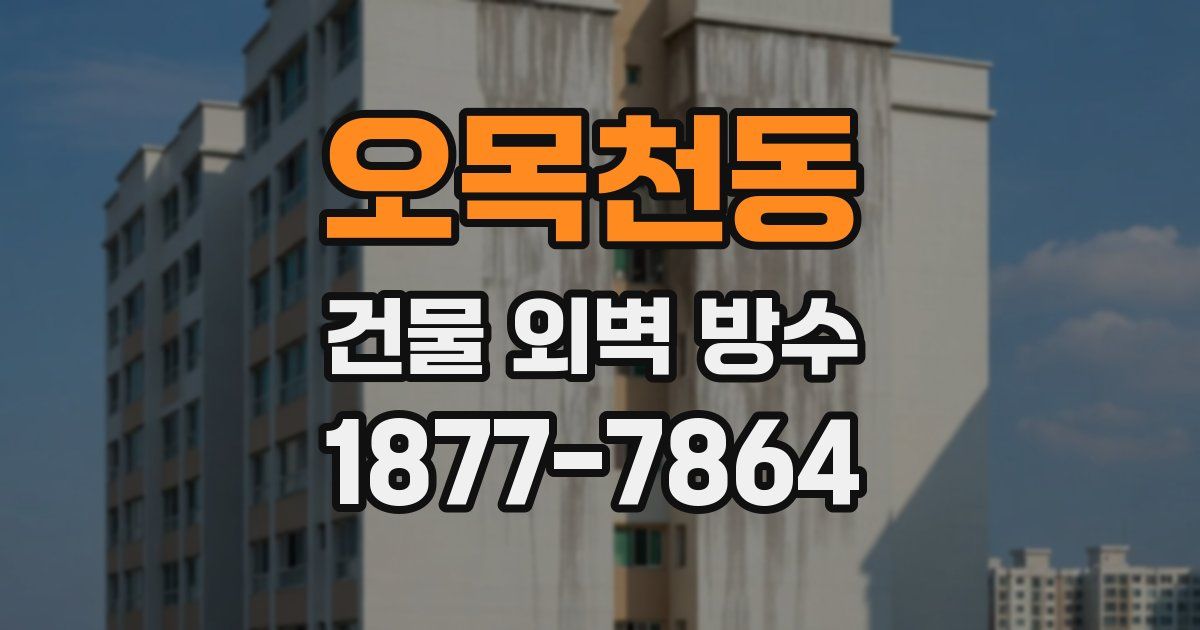 오목천동 건물 외벽 방수