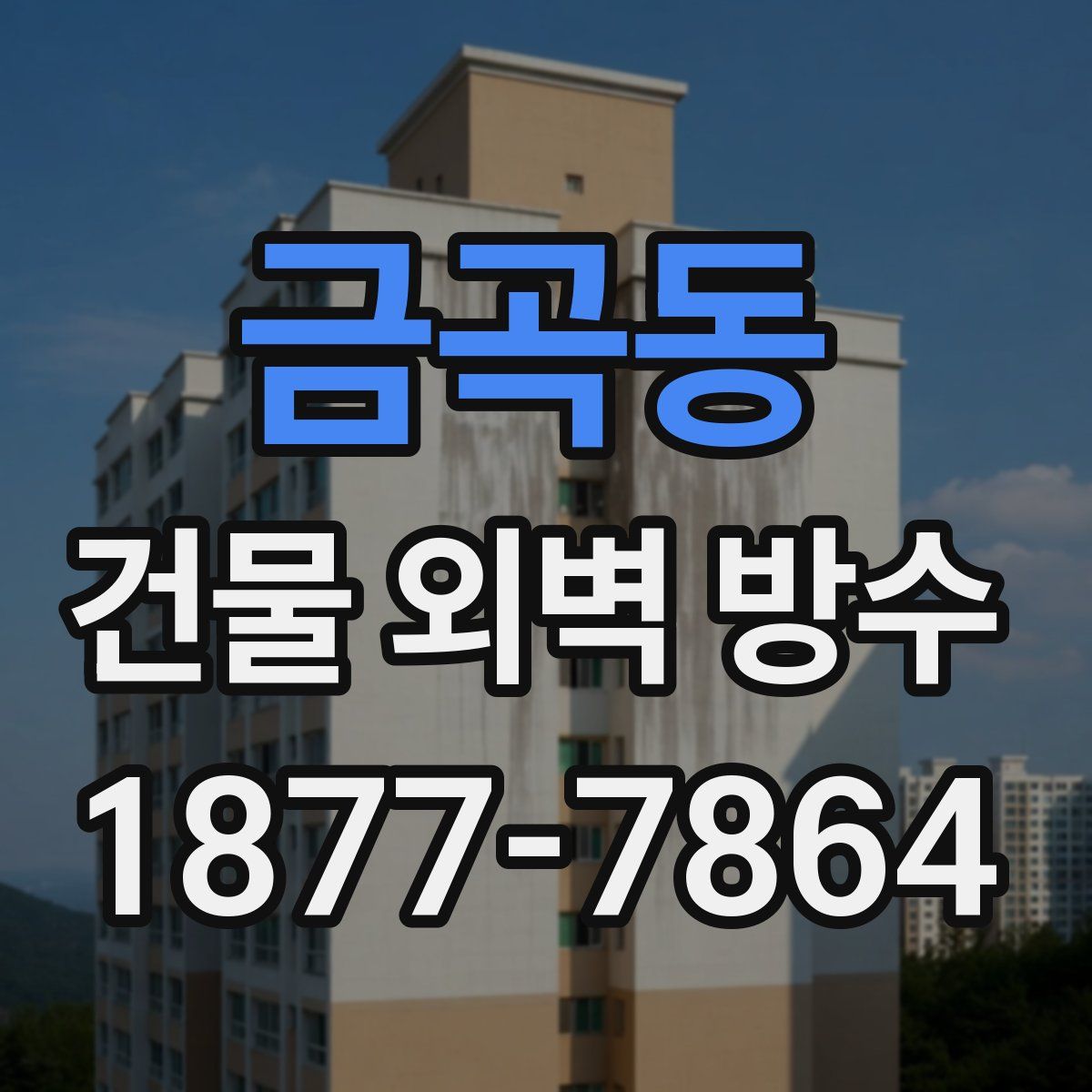 금곡동 건물 외벽 방수