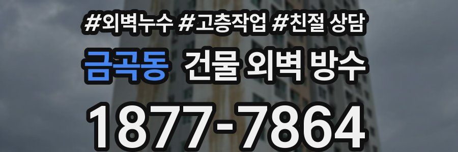 금곡동 건물 외벽 방수
