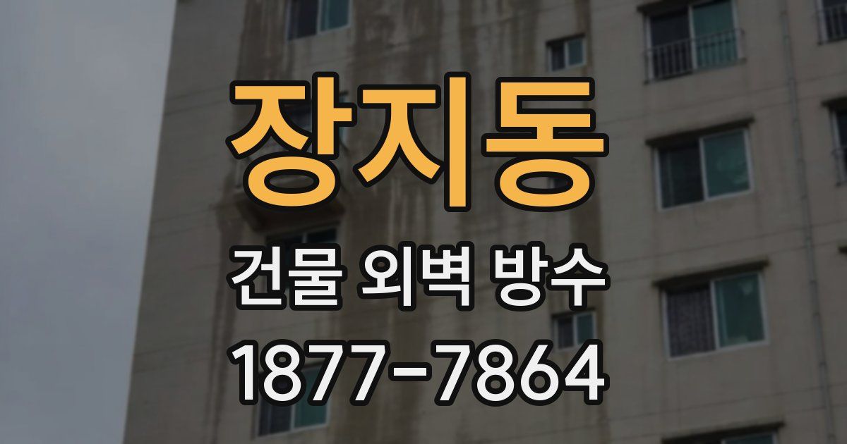 장지동 건물 외벽 방수