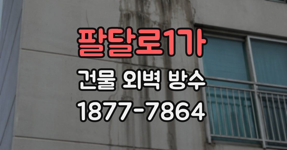 팔달로1가 건물 외벽 방수