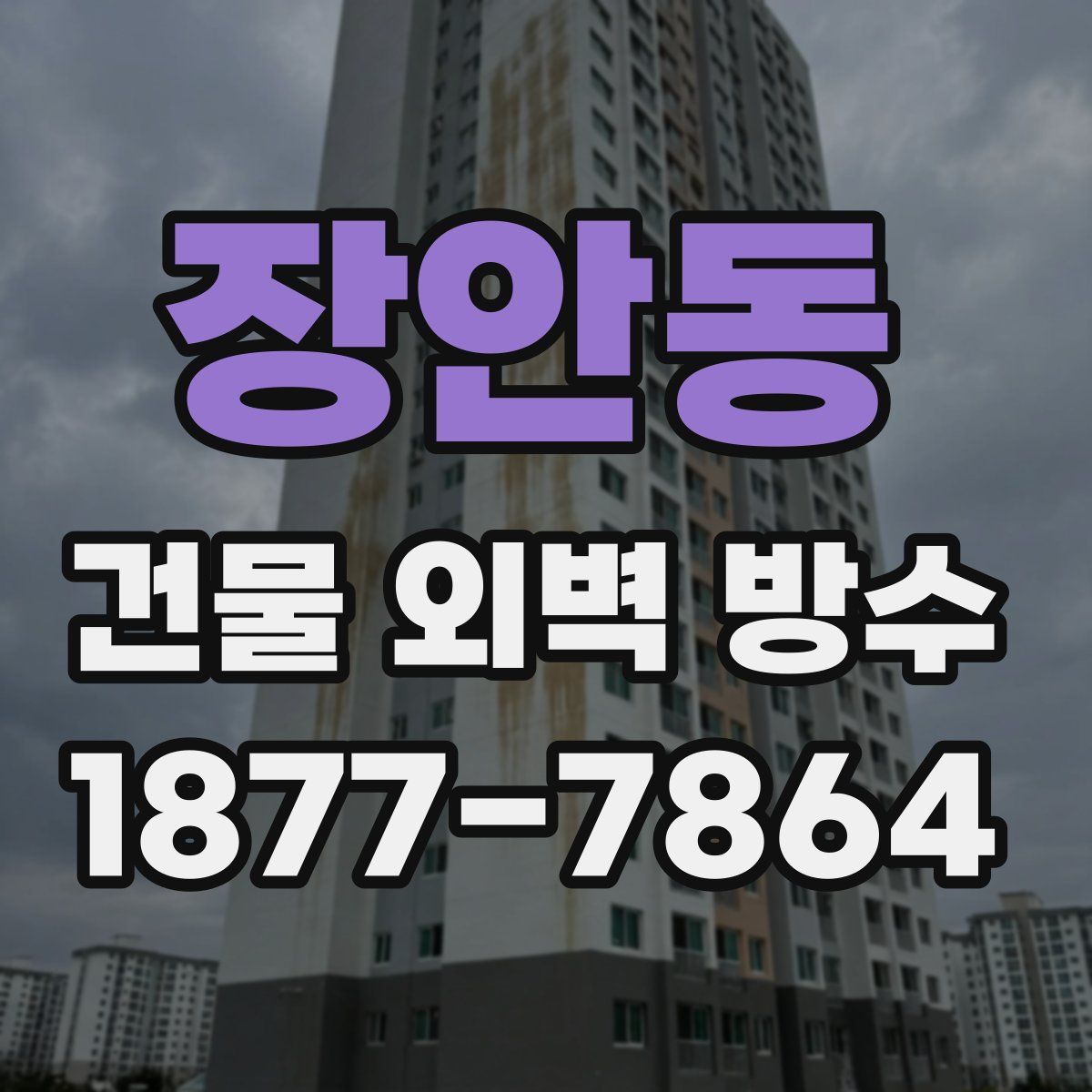 장안동 건물 외벽 방수