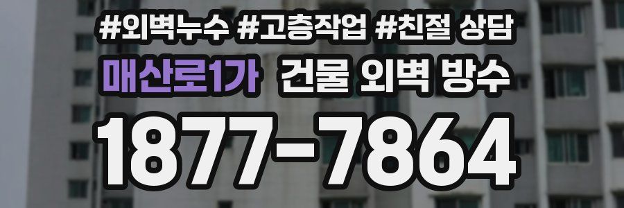 매산로1가 건물 외벽 방수