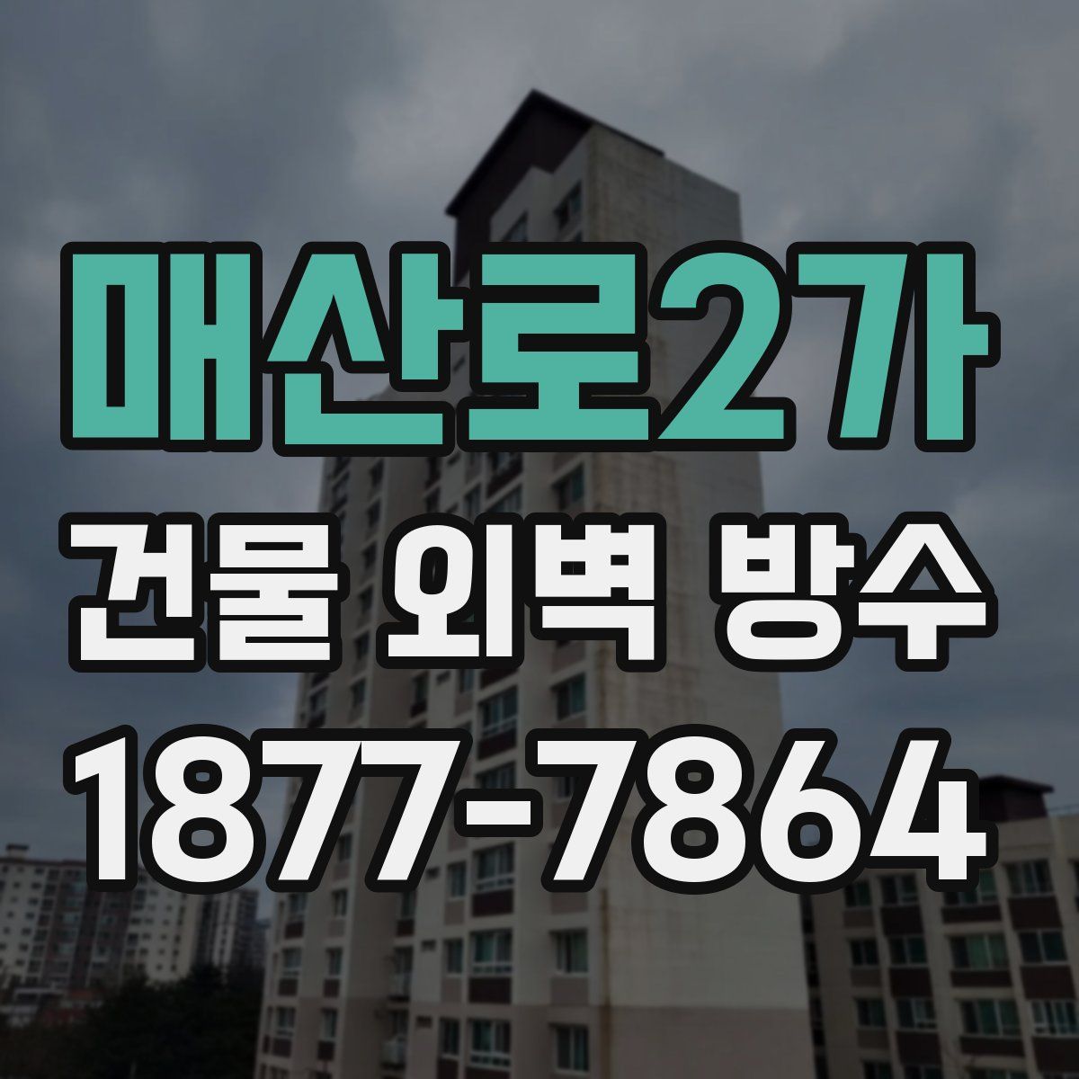 매산로2가 건물 외벽 방수