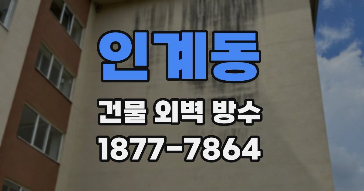 인계동 건물 외벽 방수