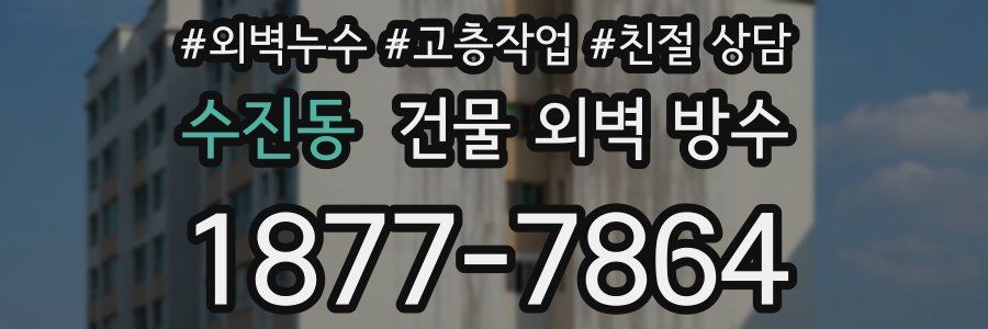 수진동 건물 외벽 방수