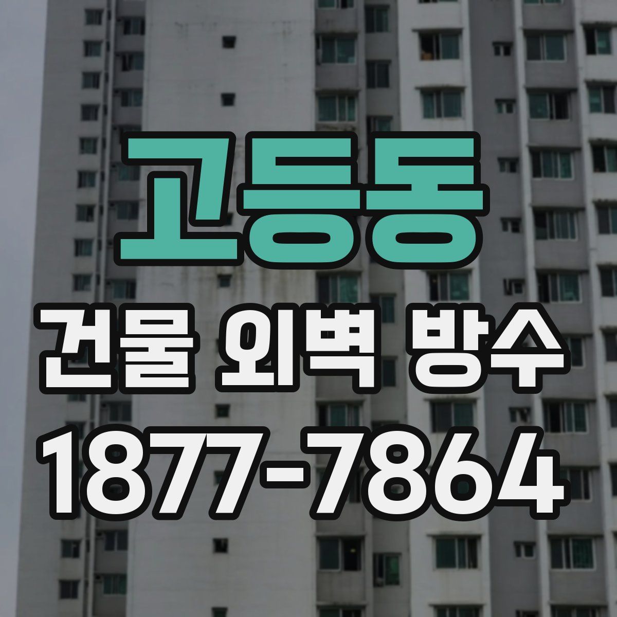 고등동 건물 외벽 방수