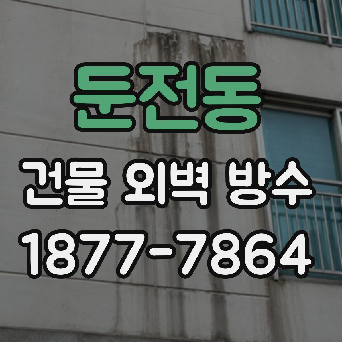 둔전동 건물 외벽 방수