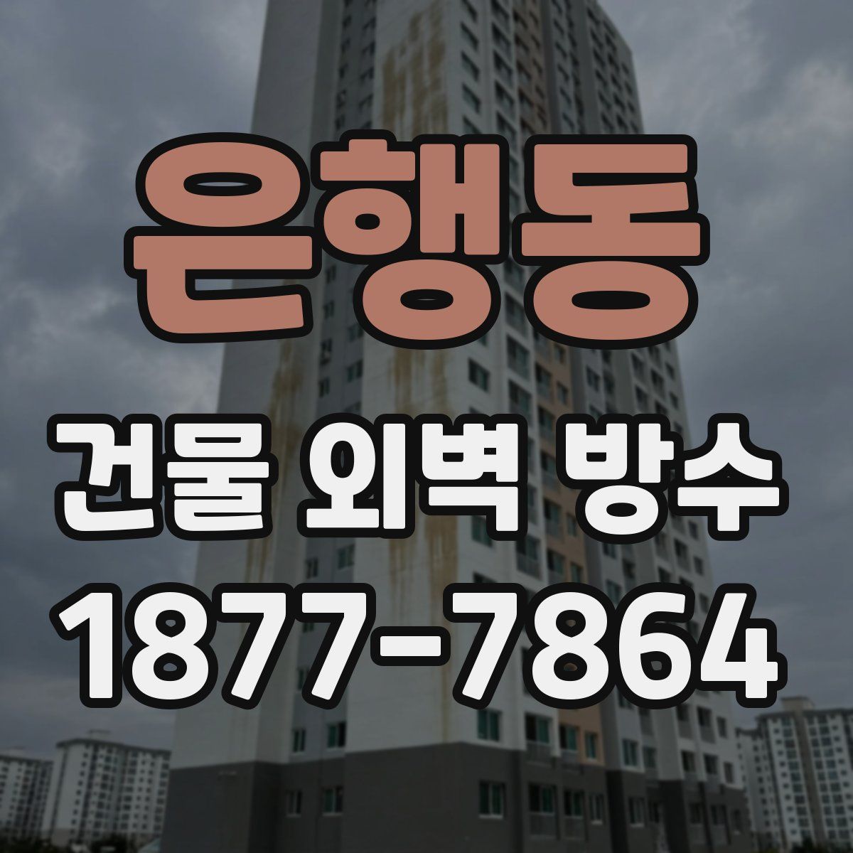 은행동 건물 외벽 방수