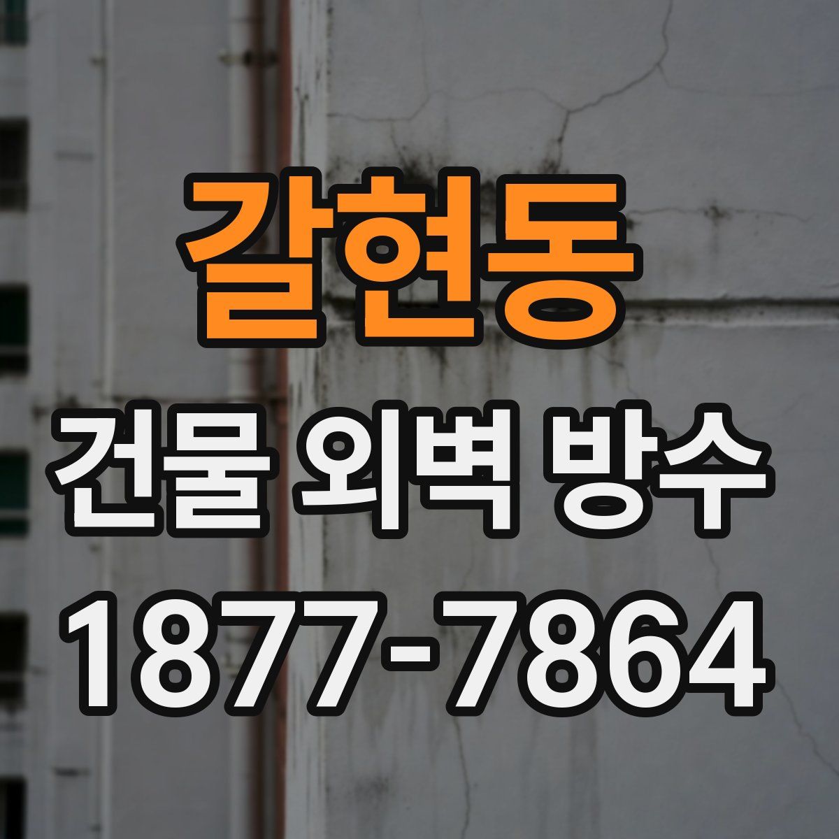 갈현동 건물 외벽 방수