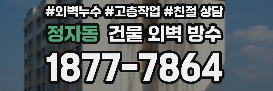 정자동 건물 외벽 방수