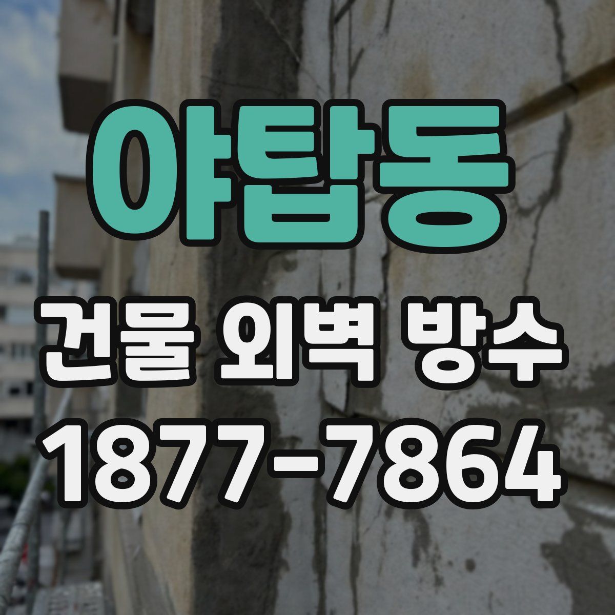 야탑동 건물 외벽 방수