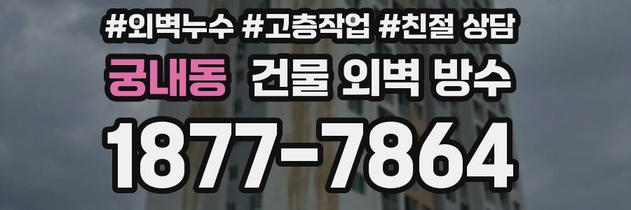 궁내동 건물 외벽 방수