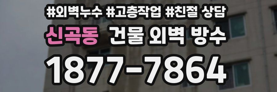 신곡동 건물 외벽 방수
