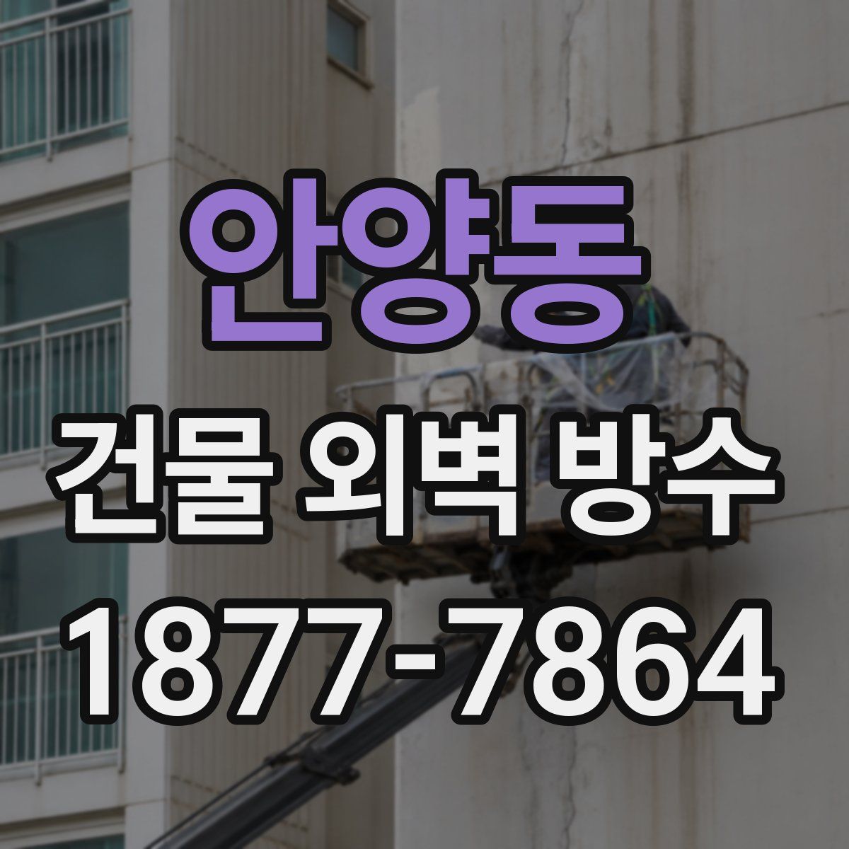 안양동 건물 외벽 방수
