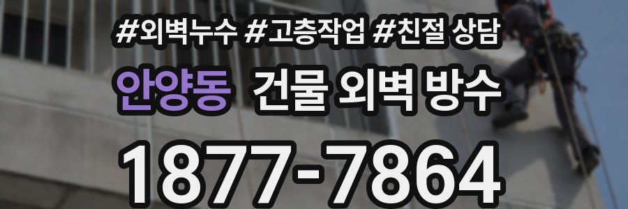 안양동 건물 외벽 방수