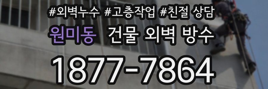 원미동 건물 외벽 방수