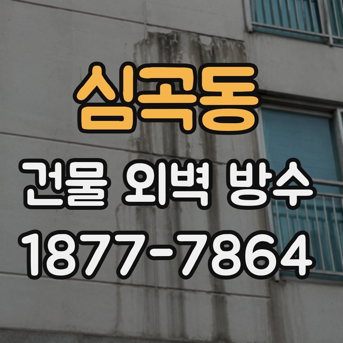 심곡동 건물 외벽 방수