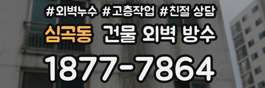 심곡동 건물 외벽 방수