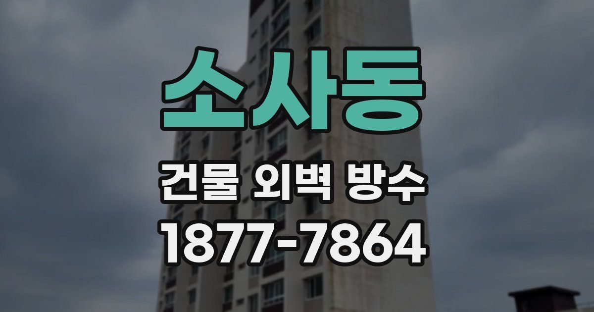 소사동 건물 외벽 방수