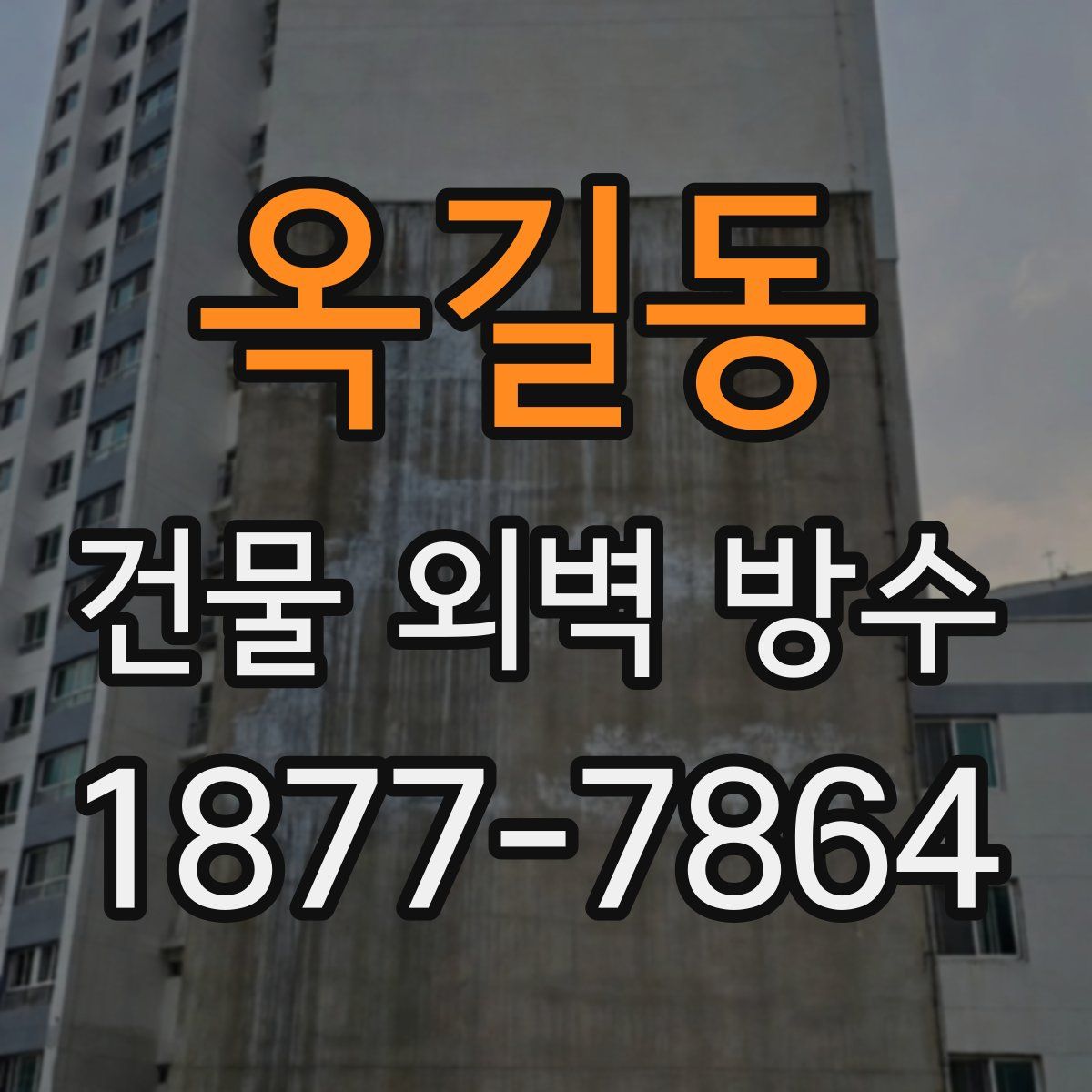 옥길동 건물 외벽 방수