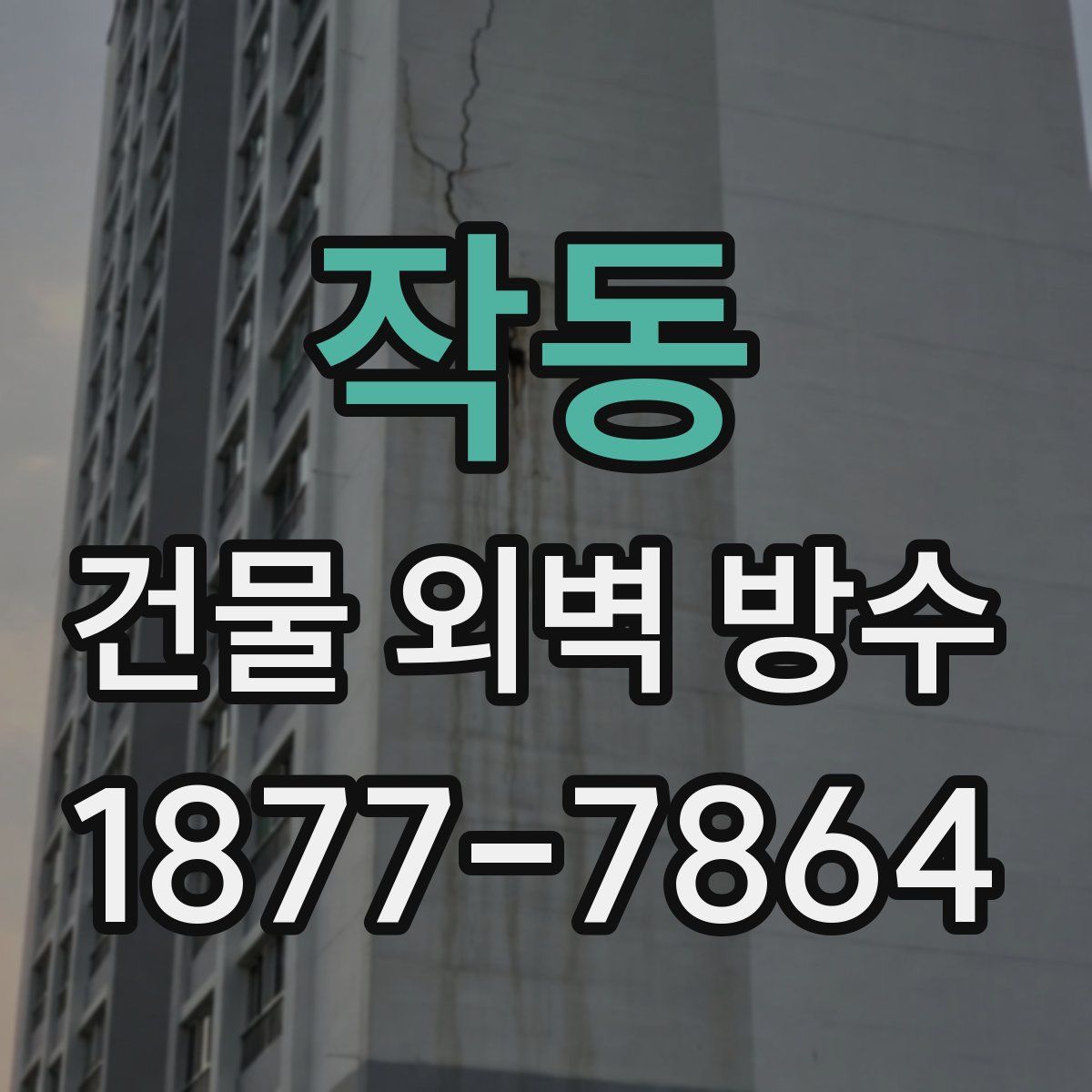 작동 건물 외벽 방수