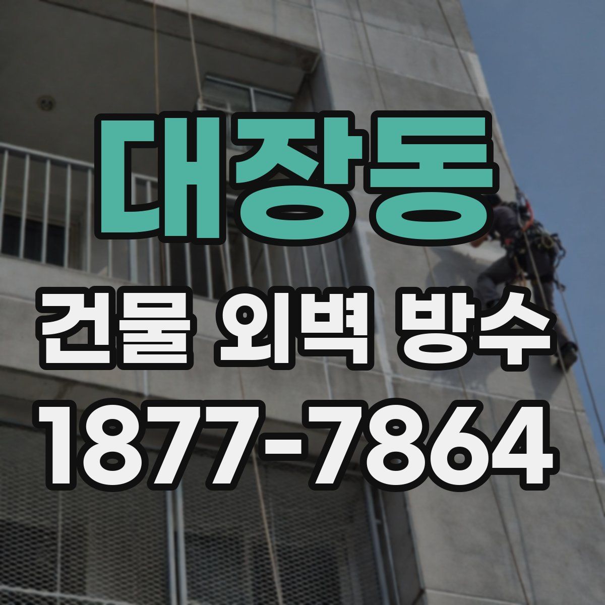 대장동 건물 외벽 방수