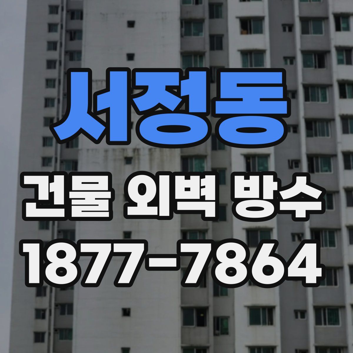 서정동 건물 외벽 방수