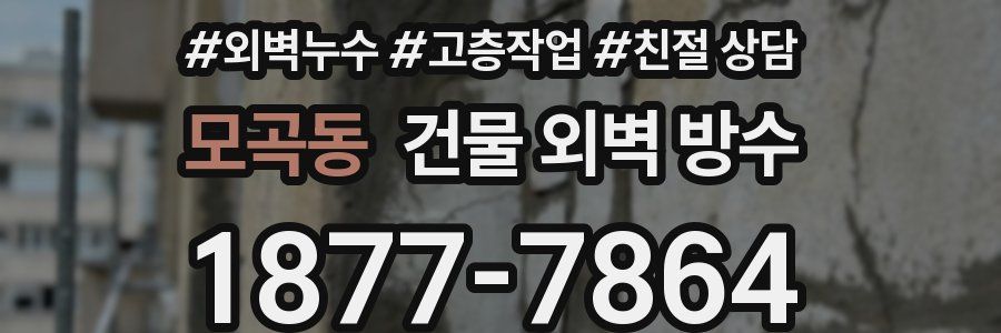 모곡동 건물 외벽 방수