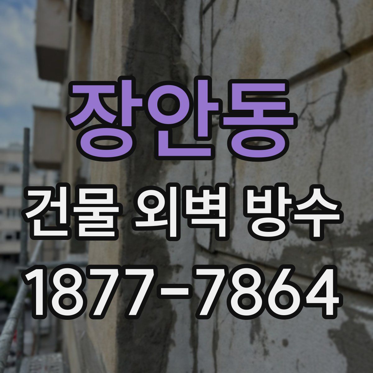 장안동 건물 외벽 방수
