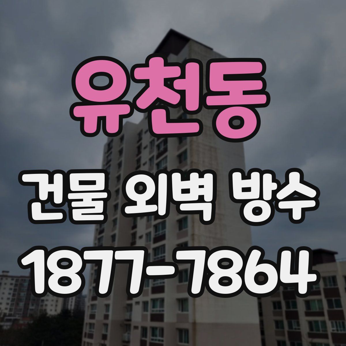 유천동 건물 외벽 방수