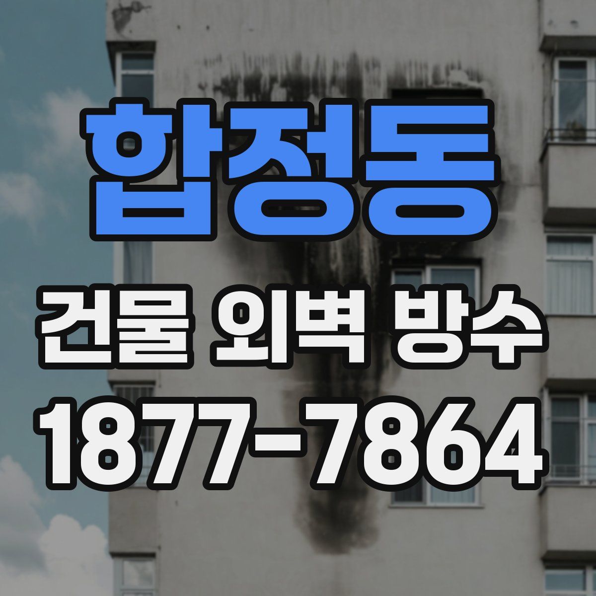 합정동 건물 외벽 방수