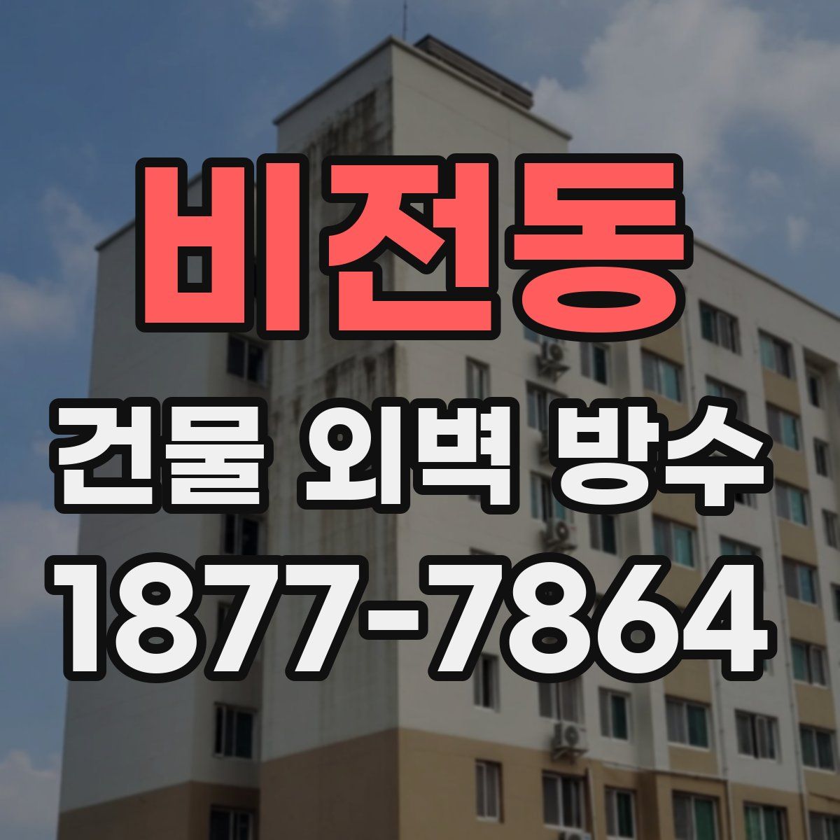 비전동 건물 외벽 방수