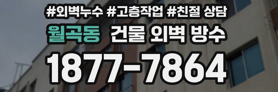 월곡동 건물 외벽 방수