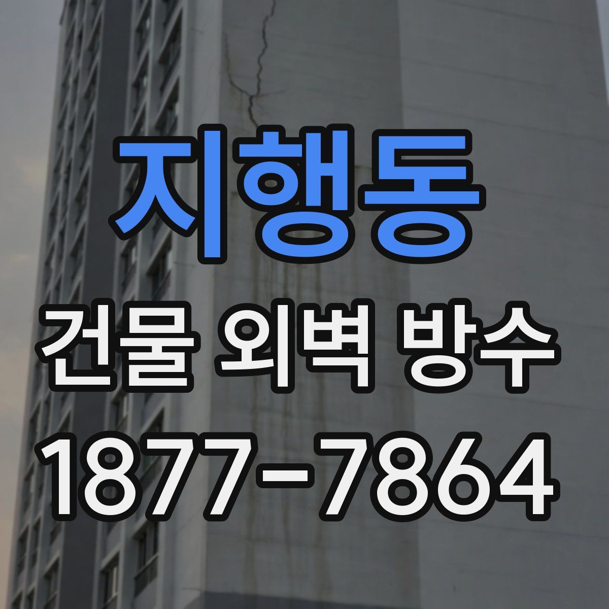 지행동 건물 외벽 방수