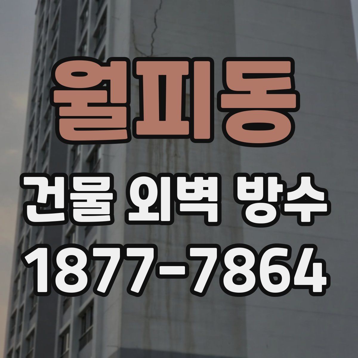 월피동 건물 외벽 방수 견적서에서 빠지기 쉬운 항목