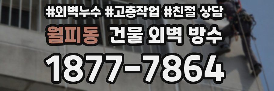 월피동 건물 외벽 방수